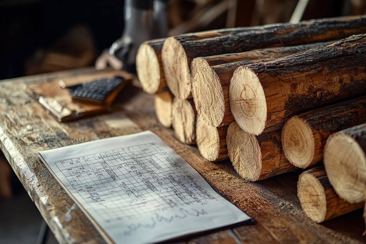 Estimation du coût d'un camion de bois en grume